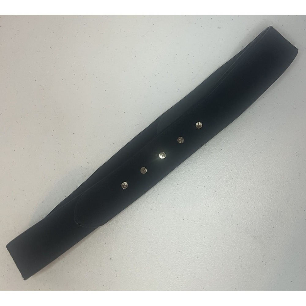Vintage Womens Black Suede Felt Wide Belt Silver Hardware XXS Small